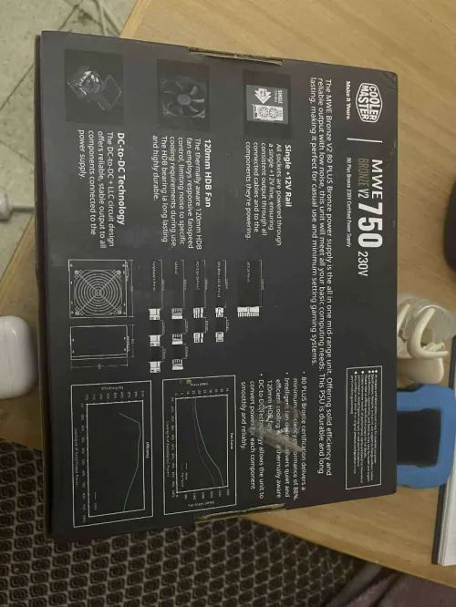  للبيع: باور سبلاي Cooler Master MWE Bronze V2 750W 230V 