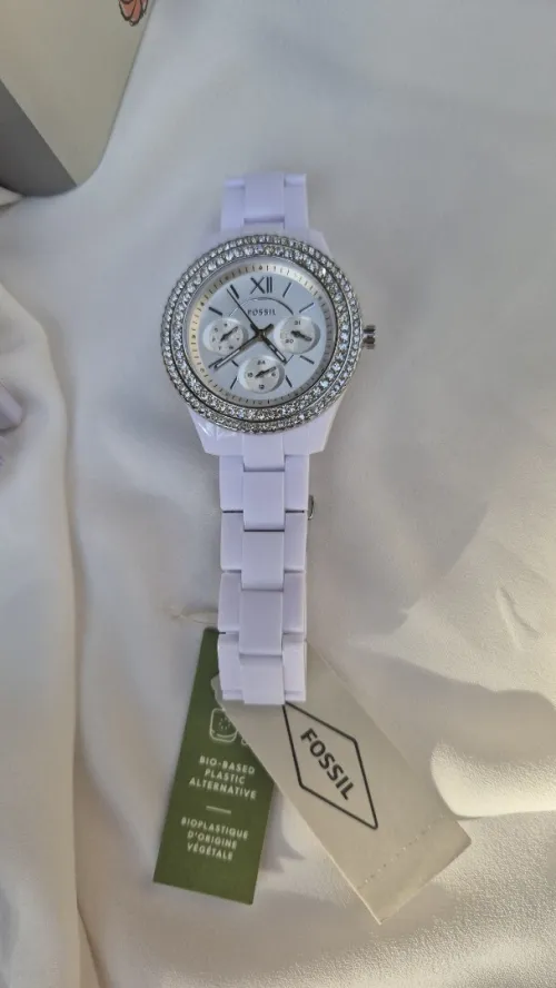 Fossil - montre pour femme d'origine blanche stella