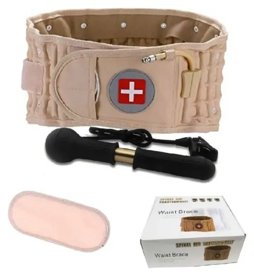 حزام دعم الظهر القابل للنفخ (Spinal Air Traction Belt - Waist Brace).