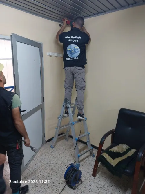 Installation caméra de surveillance avec garantie et autorisation