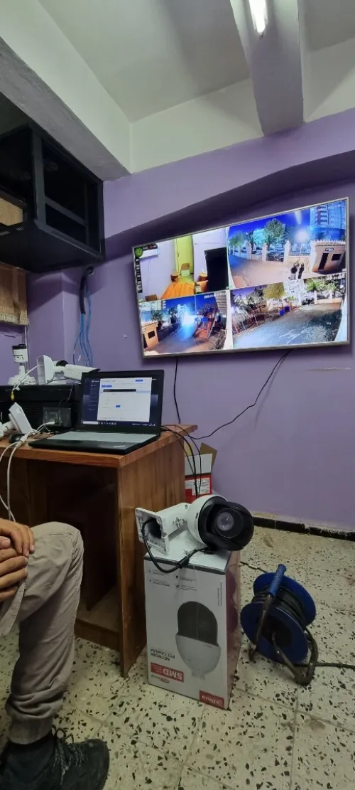 Installation caméra de surveillance avec garantie et autorisation