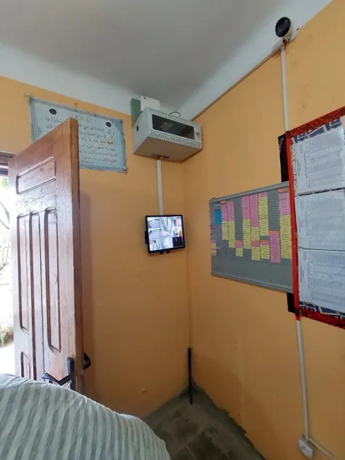 Installation caméra de surveillance et alarm 