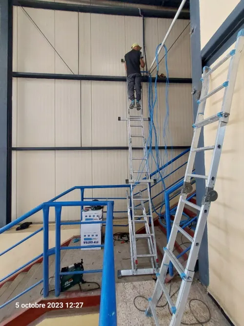 Installation caméra de surveillance et alarm 
