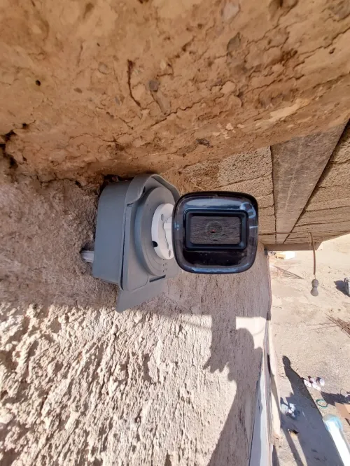 Installation caméra de surveillance et alarm 