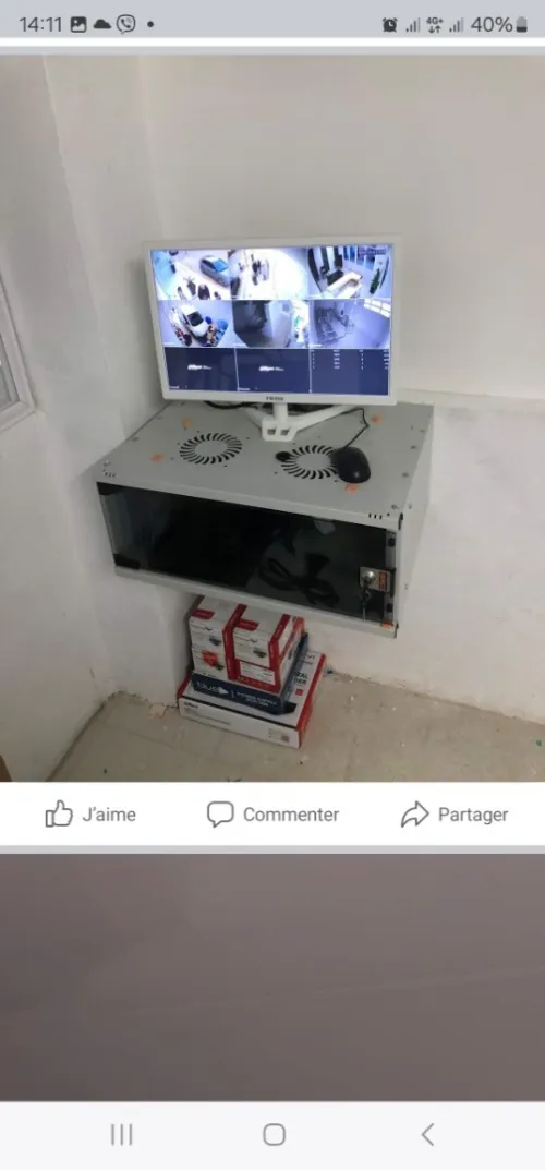 Installation caméra de surveillance avec garantie