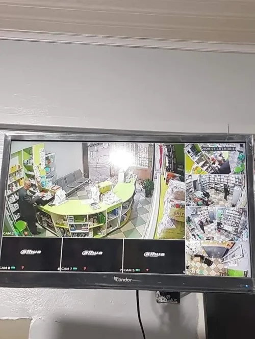 Installation caméra de surveillance et alarm 