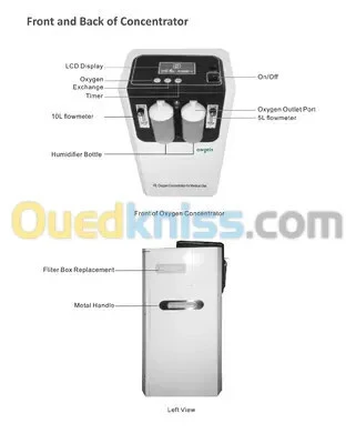 Concentrateur d'oxygène Owgels 15 L