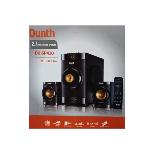 HAUT-PARLEUR DUNTH DU-SP438 2.1 8000W | Puissance, Style & Ambiance Unique