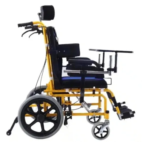 Fauteuil roulant IMC Jaune  Maintien postural & sécurité  Livraison Algérie | Novessia