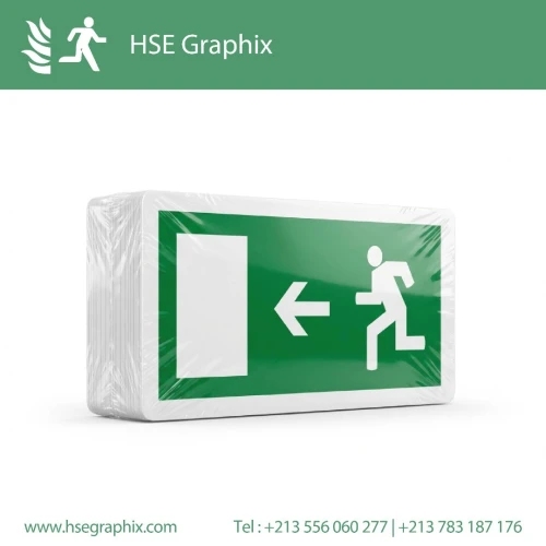 Autocollant & Panneau Signalisation Sécurité (Extincteur, Sortie, Danger, HSE,EPI) -Prix Gros/Détail