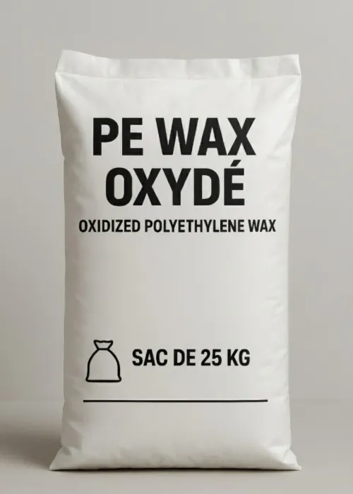 Disponible : cire de polyéthylène oxydée ( PE Wax oxydé) 