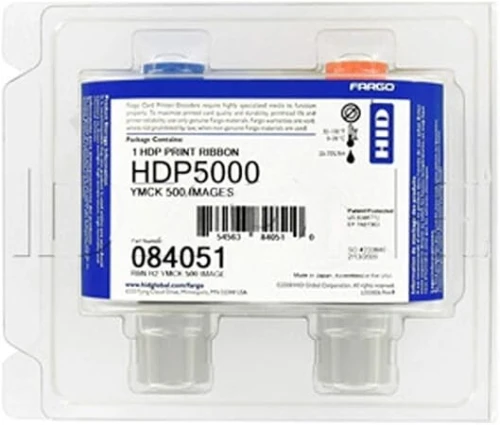 Fargo Genuine YMCK Color Ribbon for HDP5000 Model Printer 84051