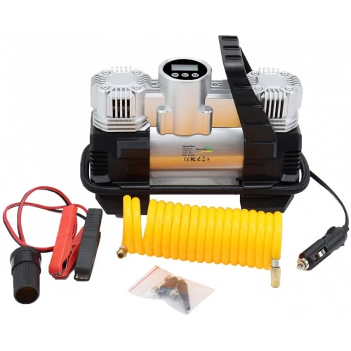 Compresseur de voiture à double piston écran LCD 180W 150psi BE0171 جهاز ضغط العجلات للسياراة
