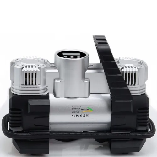 Compresseur de voiture à double piston écran LCD 180W 150psi BE0171 جهاز ضغط العجلات للسياراة