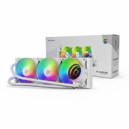 WATERCOOLING MARS GAMING ML-ONE360 ARGB WHITE AIO, TDP 550W