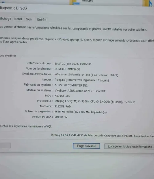Asus Vivobook X571G I5 9300H GTX 1650 4gb 