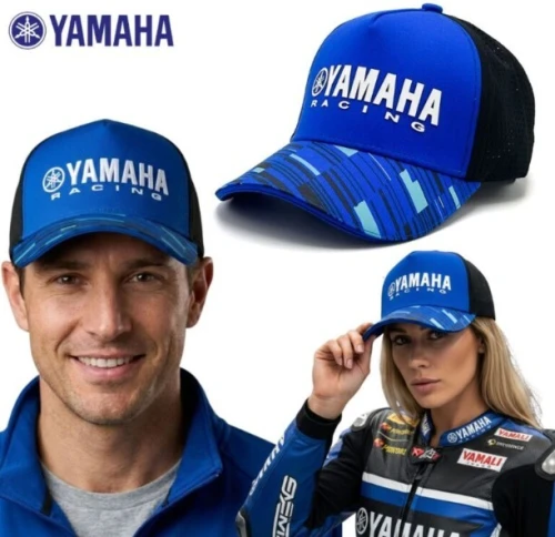 CASQUETTE YAMAHA BLEU
