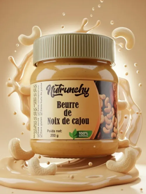 Beurre de Noix de Cajou 100% Naturel