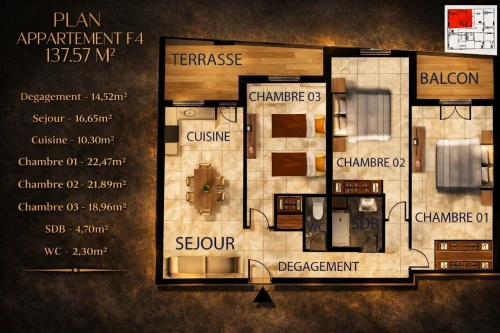 Vente Appartement F4 Oran Ain el turck