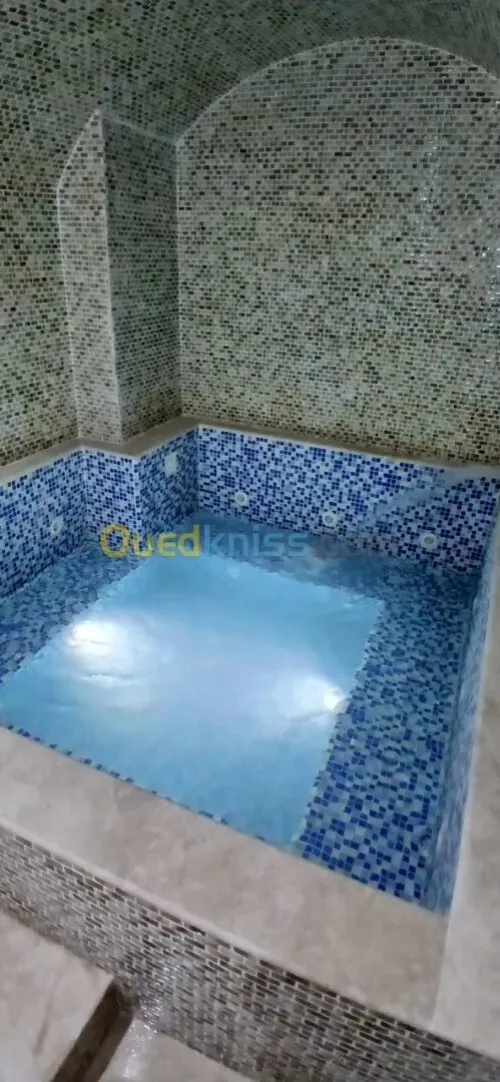 بناء المسابح construction piscine,mosaique margelle piscine robot la Pierre,échelles,Matériels