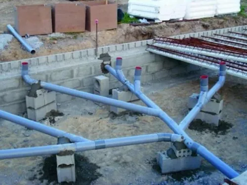 travaux conduite pvc assainissement
