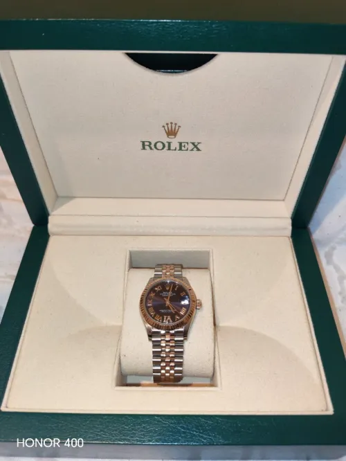 Rolex Datejust 31  Oyster, 31 mm, acier Oystersteel et or Everose Référence 278271