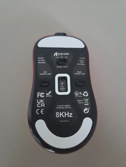 Attack Shark X3 X3Pro red (used without box)