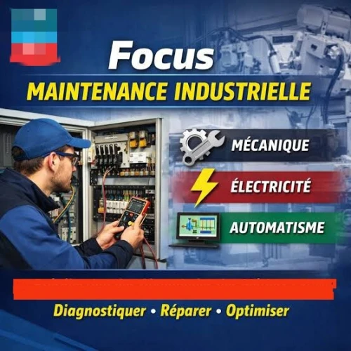 Réparation et maintenance de machaine industrielle et formation  Notamment les machines textile et plastique  Système electro mécanique et electro pneumatique