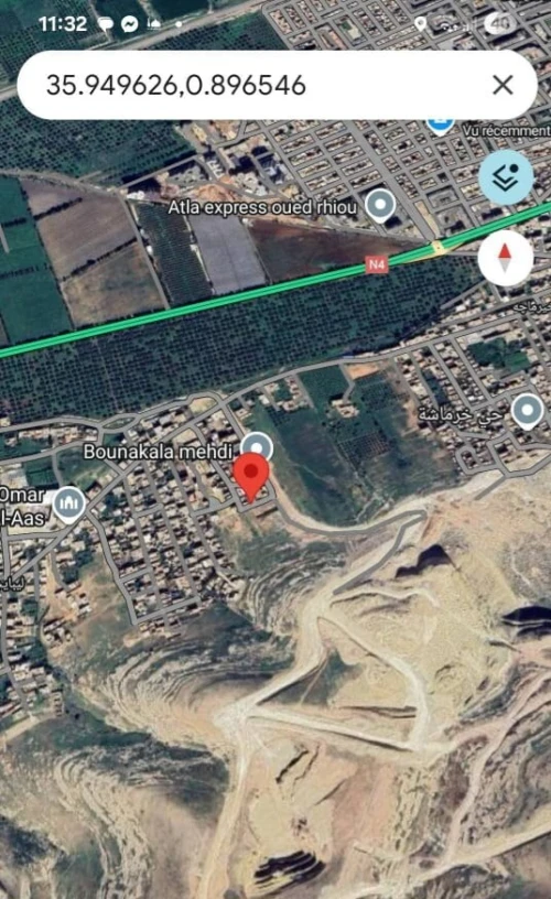 Vente Terrain Relizane Oued rhiou