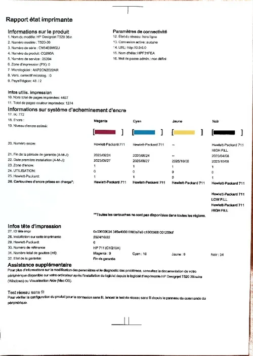 Traceur HP T520