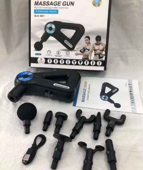 Massage GUN Triangle (8891) 9 têtes 