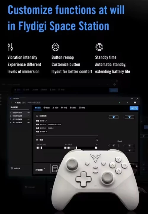 Manette Flydigi Dunefox Hall Effect
