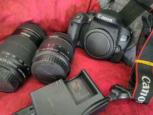 Caméra Canon EOS 800D+ accessoires