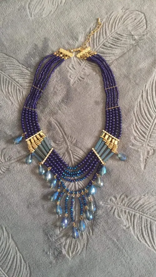 Collier en perle cristal 