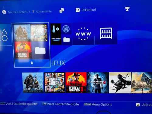 Ps4 slim 2 to de stockage flashé 18 jeux installé