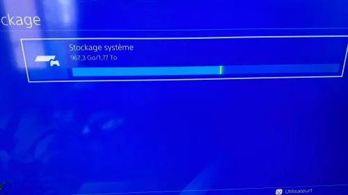 Ps4 slim 2 to de stockage flashé 18 jeux installé