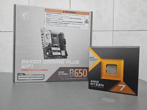 Bundle Ryzen 7 7800x3d MSI B650m Gaming Plus Wifi