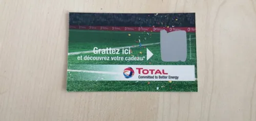 Fabrication de carte a gratter