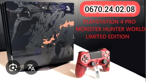 PS4 Pro édition limité : Monster Hanter World Flaché v12.02 1To