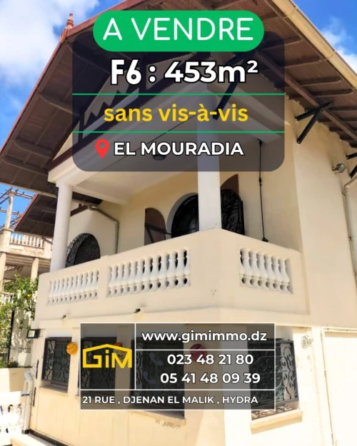Vente Villa Alger El mouradia