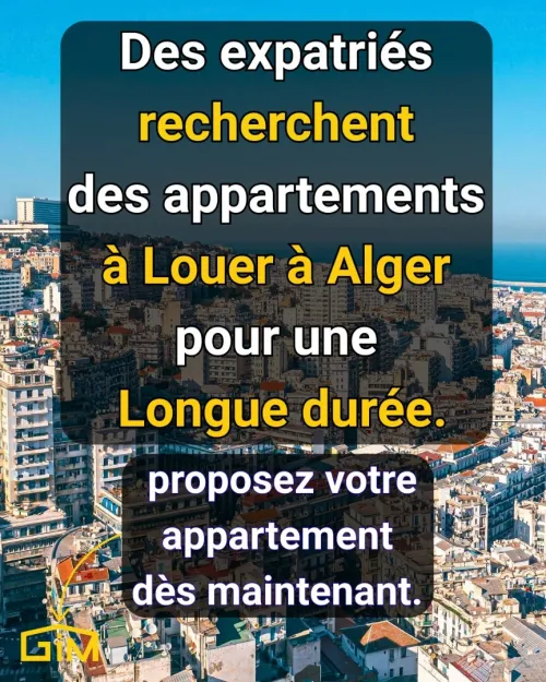 Cherche location Appartement Studio F2 F3 Alger Hydra