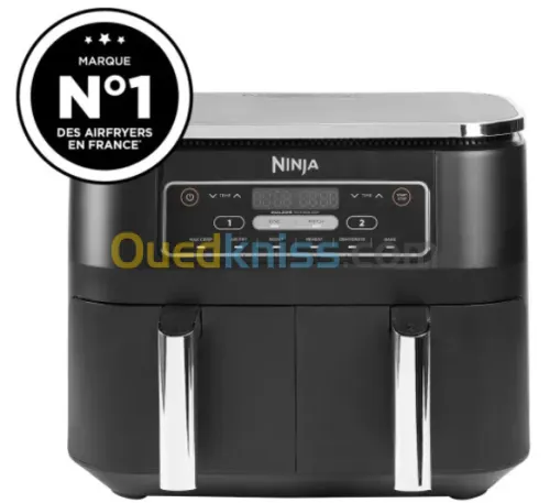 Air Fryer Ninja Foodi double compartiment 6-en-1, 7,6L