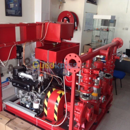 STATION SKID DE POMPAGE INCENDIE