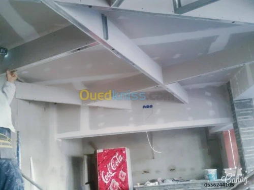 tous travaux de placo platre et decor