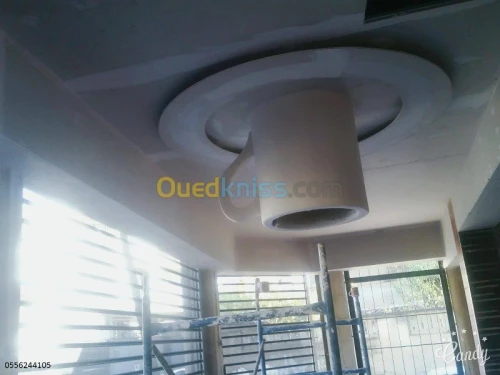 tous travaux de placo platre et decor