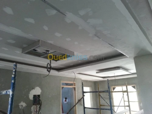 tous travaux de placo platre et decor
