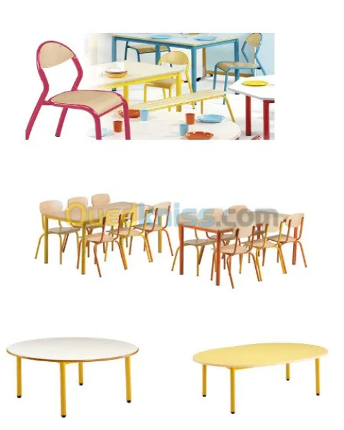 fabrication mobilier creche et scolaire