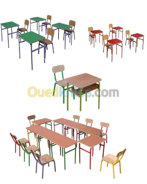 fabrication mobilier creche et scolaire