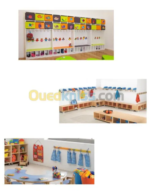 fabrication mobilier creche et scolaire