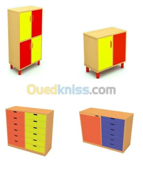 fabrication mobilier creche et scolaire